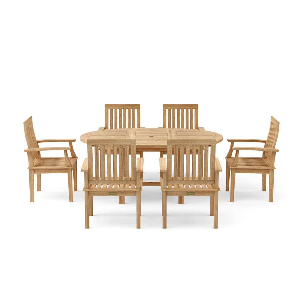 Bahama Brianna 7-Piece Extension Dining Set - image 9