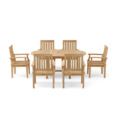 Bahama Brianna 7-Piece Extension Dining Set - image 9