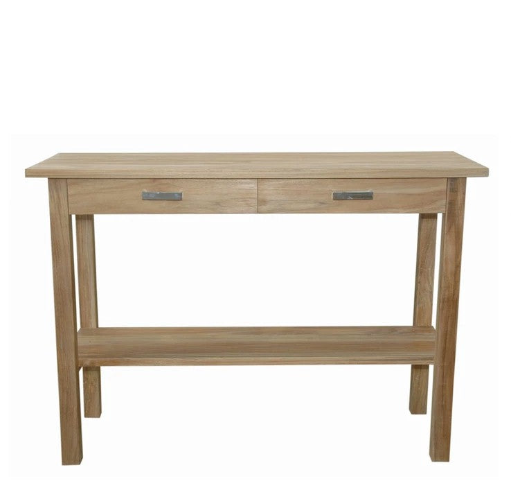 Atlanta Rectangular Serving Table w/ 2 Drawers and 1 Shelf