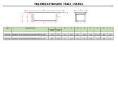 Bahama 10-Foot Rectangular Extension Table - image 7