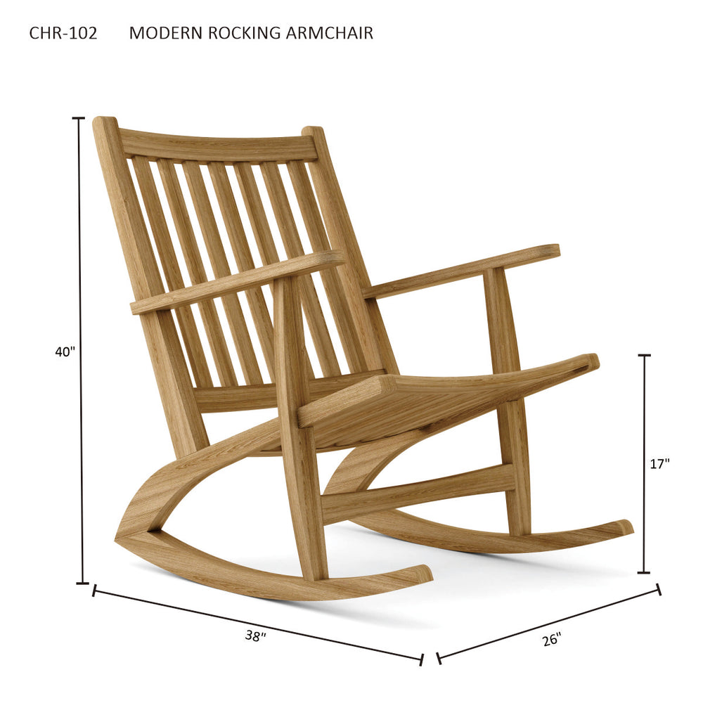 Modern Rocking Armchair - image 11