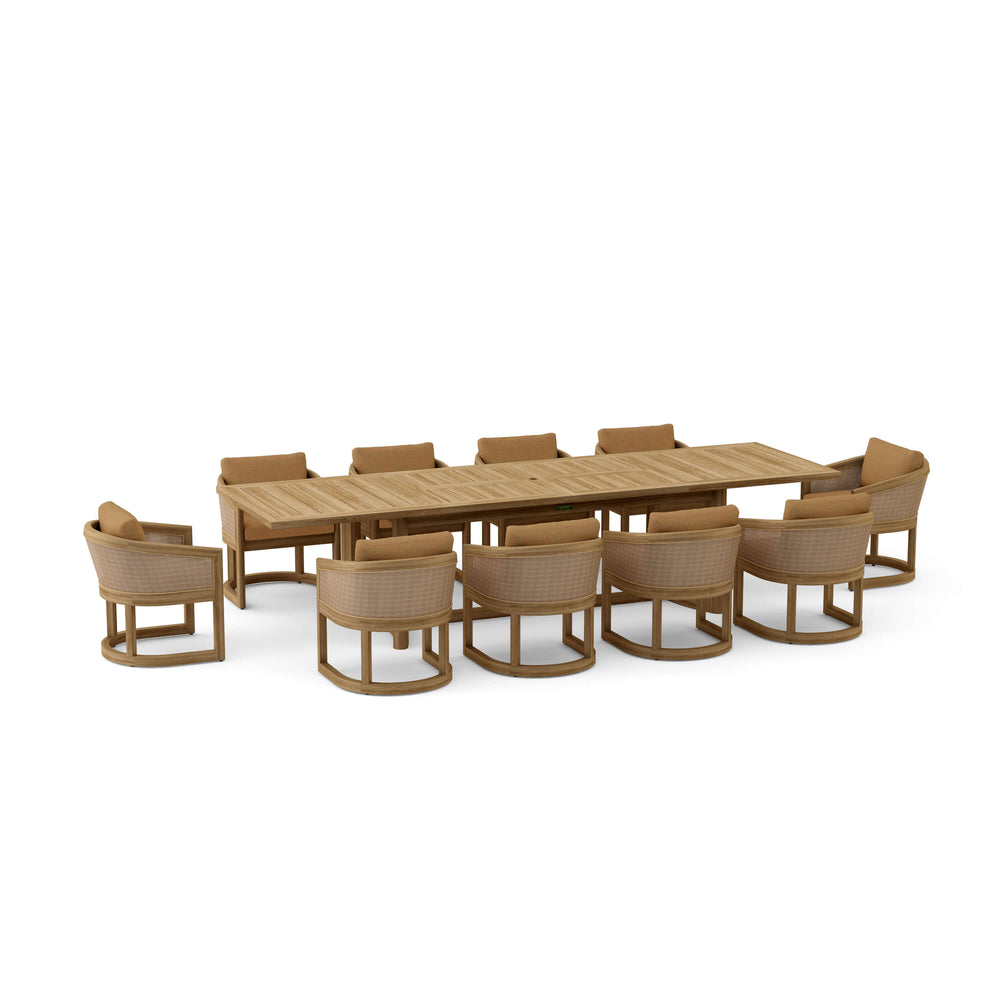 Canvas Teak cushion