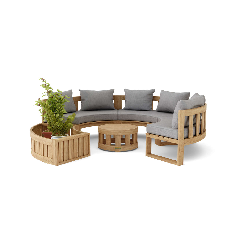 Circular Modular Deep Seating Set (SET-808) - image 4