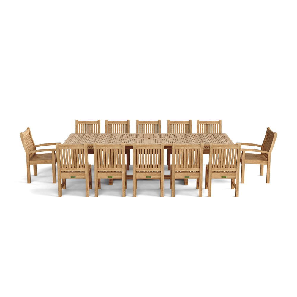 Valencia Sahara 13-Piece Rectangular Dining Set - image 3