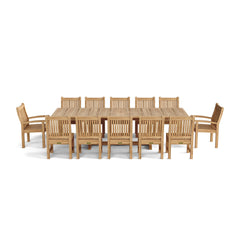 Valencia Sahara 13-Piece Rectangular Dining Set - image 3