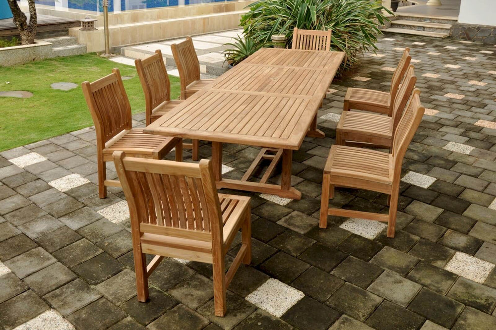 Bahama Sahara 9-Piece 10' Rectangular Dining Set (SET-79) - image 2