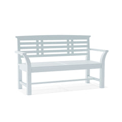 Sakura 2-Seater Teak Bench In White Finish - image 5